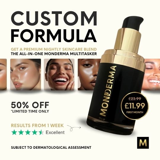 Monderma's custom formula promotional offer class=